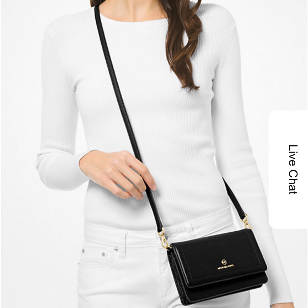 Michael Kors pebbled leather crossbody